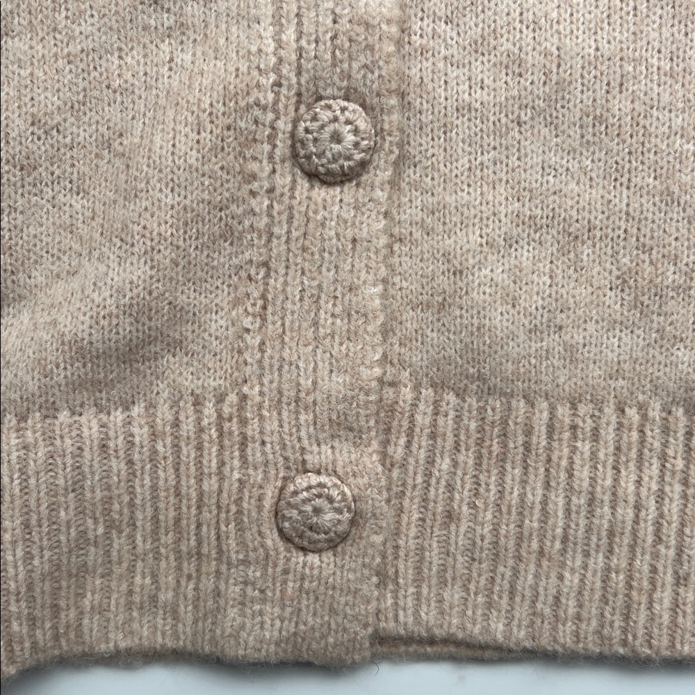 cupcakes & cashmere Beige Cardigan with Bows and Roses - Picture 11 of 12